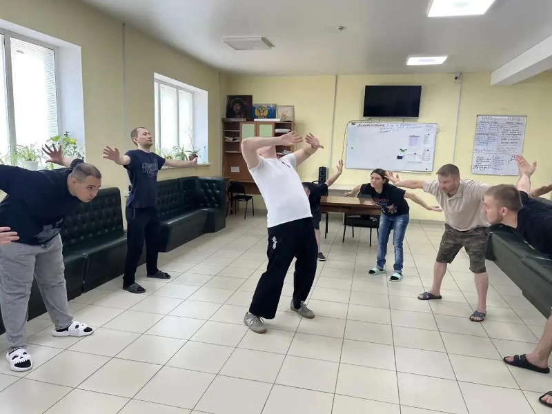 Практическая тренировка по ушу